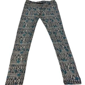 SO Yoga Womens Gray Elastic Waist Athletic Compression Leggings Size M